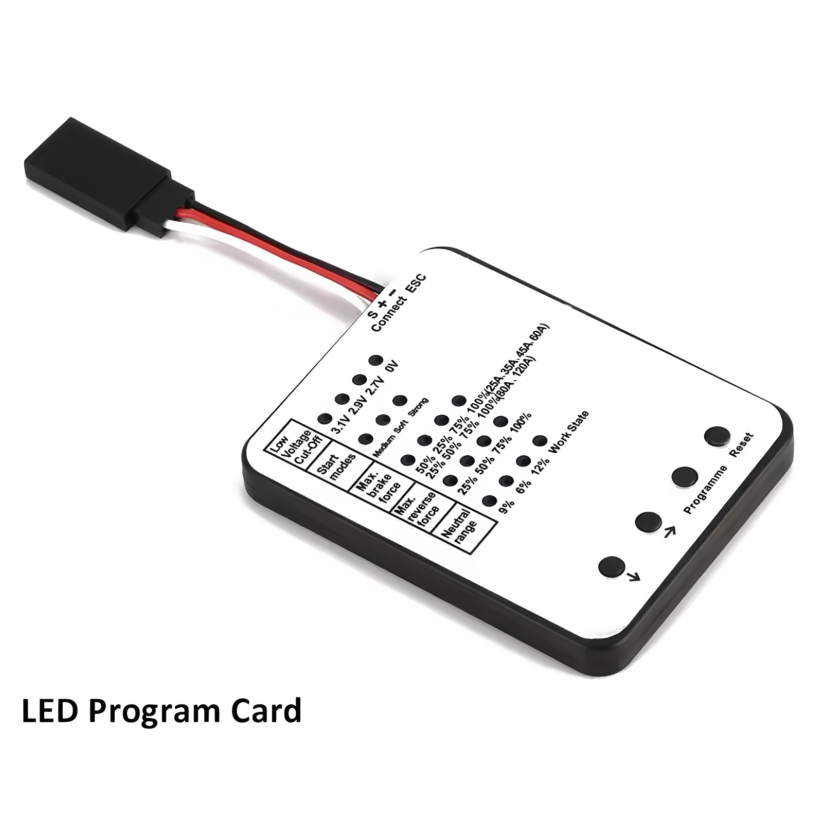 Rc Hobby Grade Car - Tarjeta de programación LED Surpass Hobby