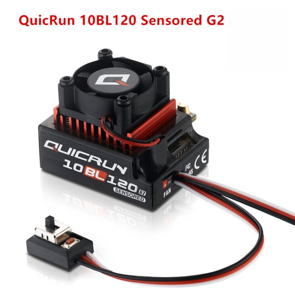 Rc Hobby Grade Car - FATJAY Hobbywing QUICRUN-10BL-120-G2 120A ESC Controlador