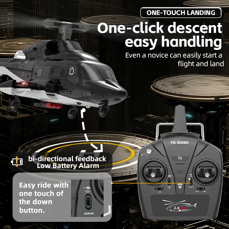 Nuevo Helicóptero RC YUXIANG F - Rc Hobby Direct reseña y precio