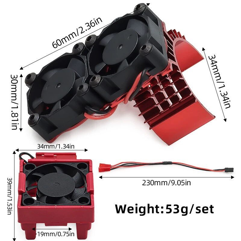 Juego de Ventiladores de Refri - Rc Hobby Products reseña y precio
