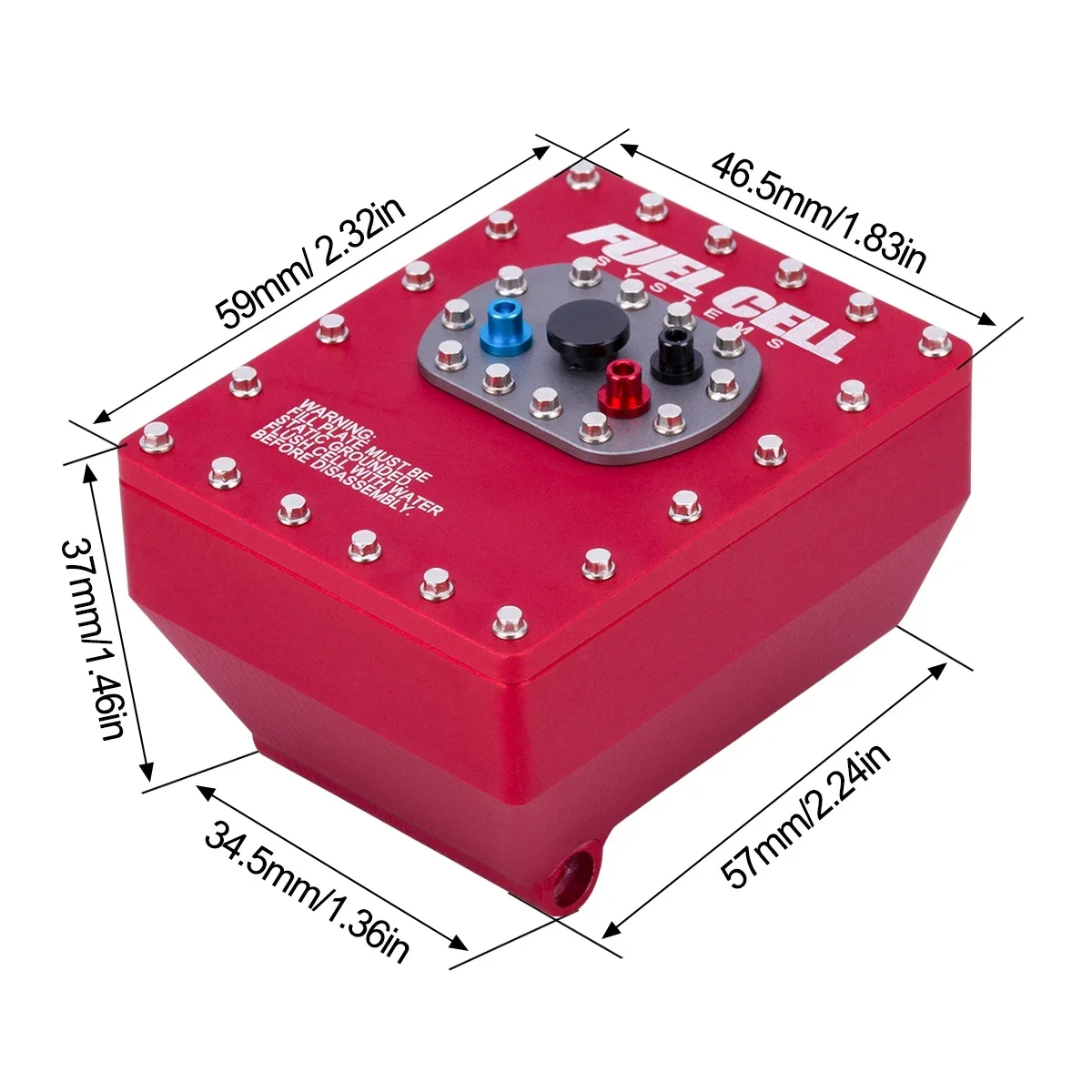 Caja receptora de pila de comb - Rc Hobby Products reseña y precio