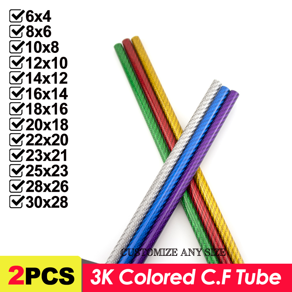 Tubo de color de fibra de carb - Rc Hobby Youtube reseña y precio
