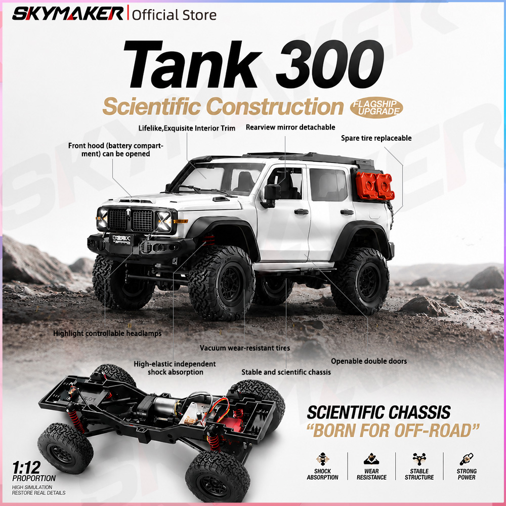 Coche RC de Escalada MN300 1:1 - Rc Hobby Grade Car reseña y precio