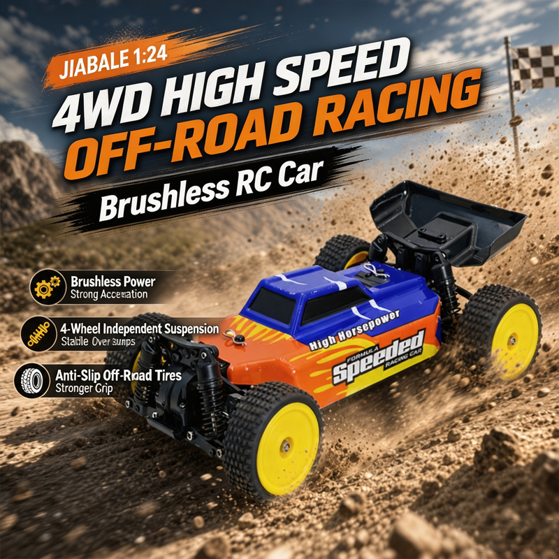 Jiabale 1:24 Auto de Carreras  - Rc Hobby Off Road reseña y precio