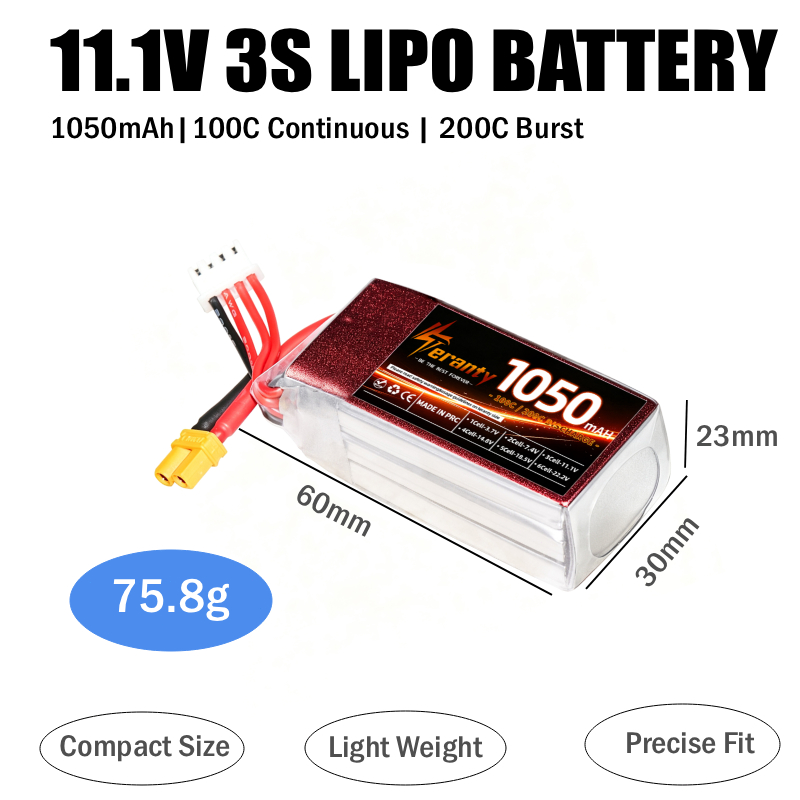 2 unidades de batería Lipo RC  - Lipo Battery 4S reseña y precio