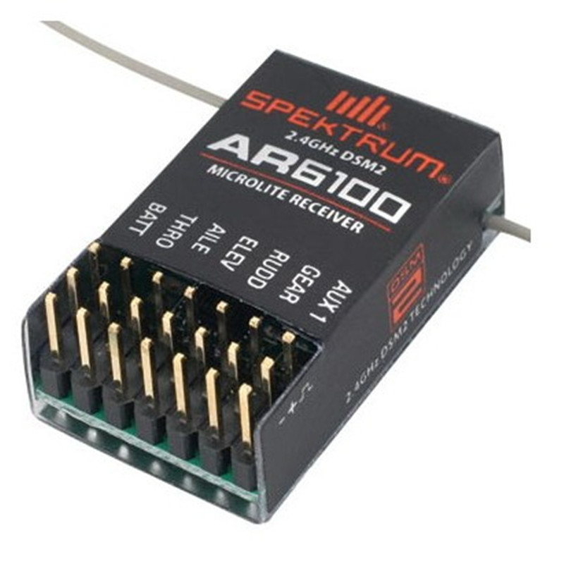 Receptor AR6100 DSM2 6CH 2,4 G - Rc Hobby Toys reseña y precio