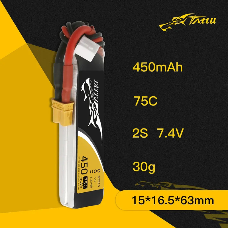 3 uds nuevo TATTU 450/500/550m - Lipo Battery 4S reseña y precio